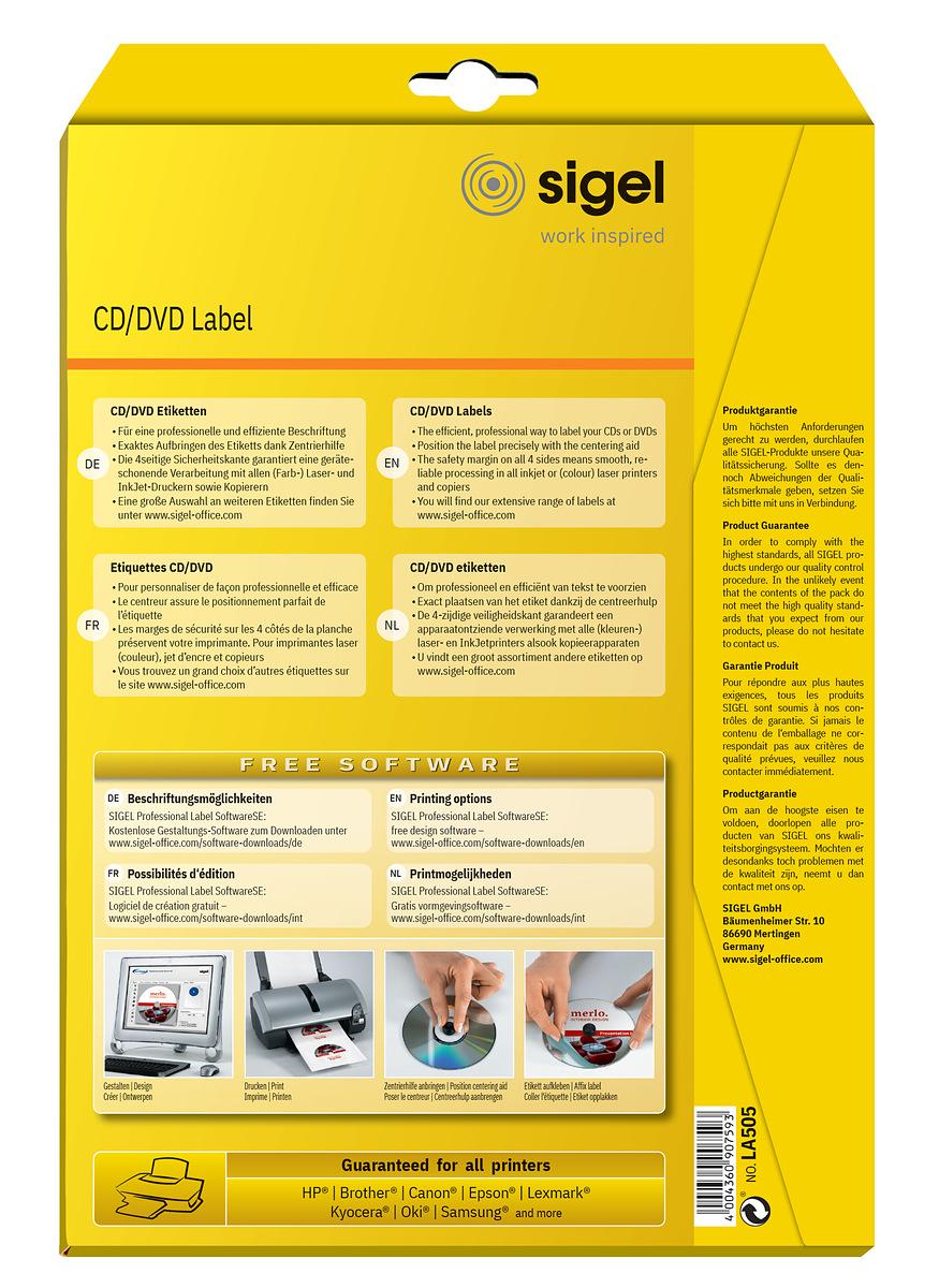 Vorlage für den CD Label Maker