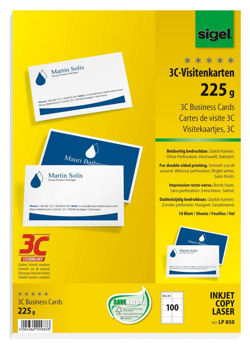 Visitenkarten 3c Sigel