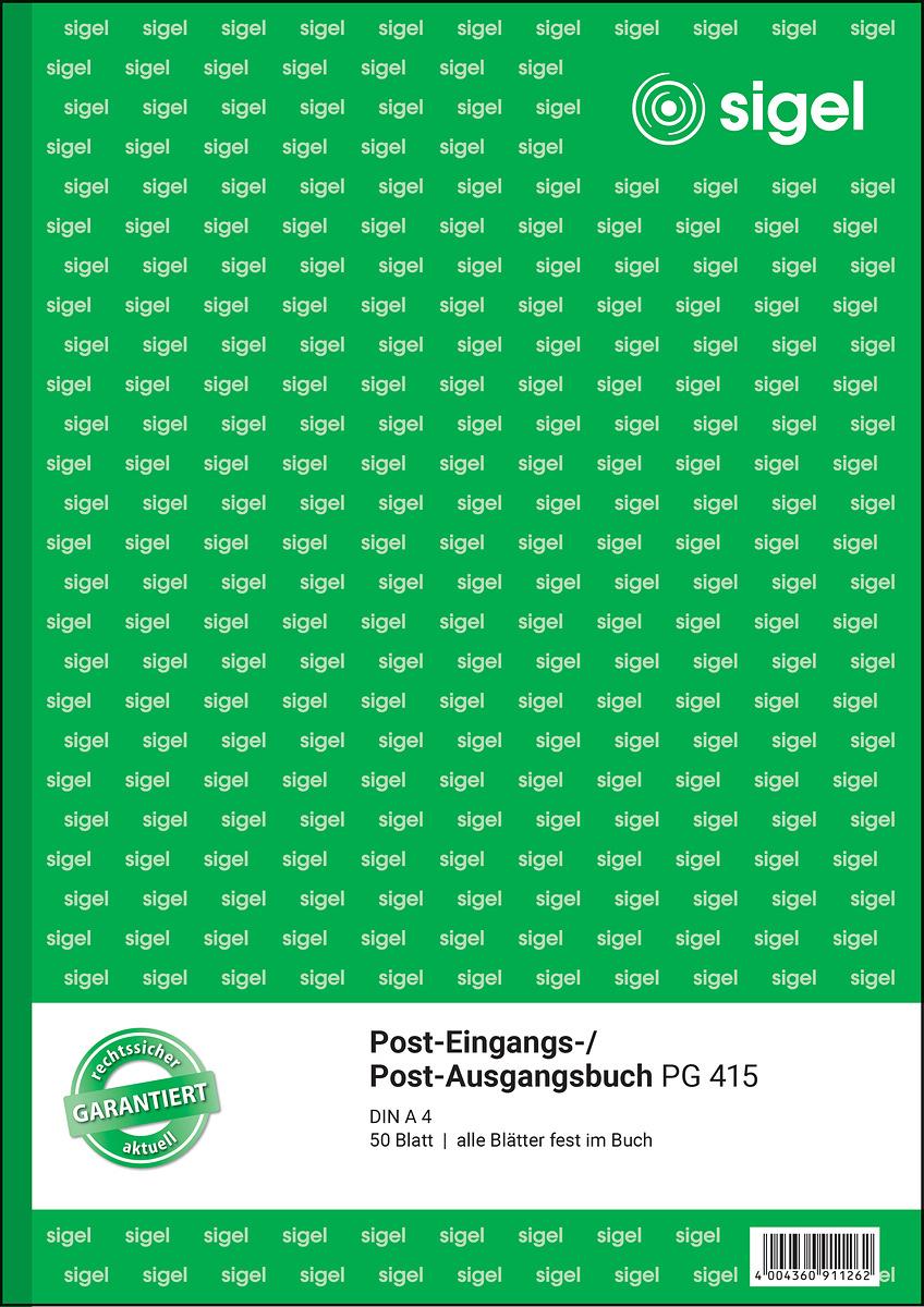 PostEingangs/ Ausgangsbuch SIGEL