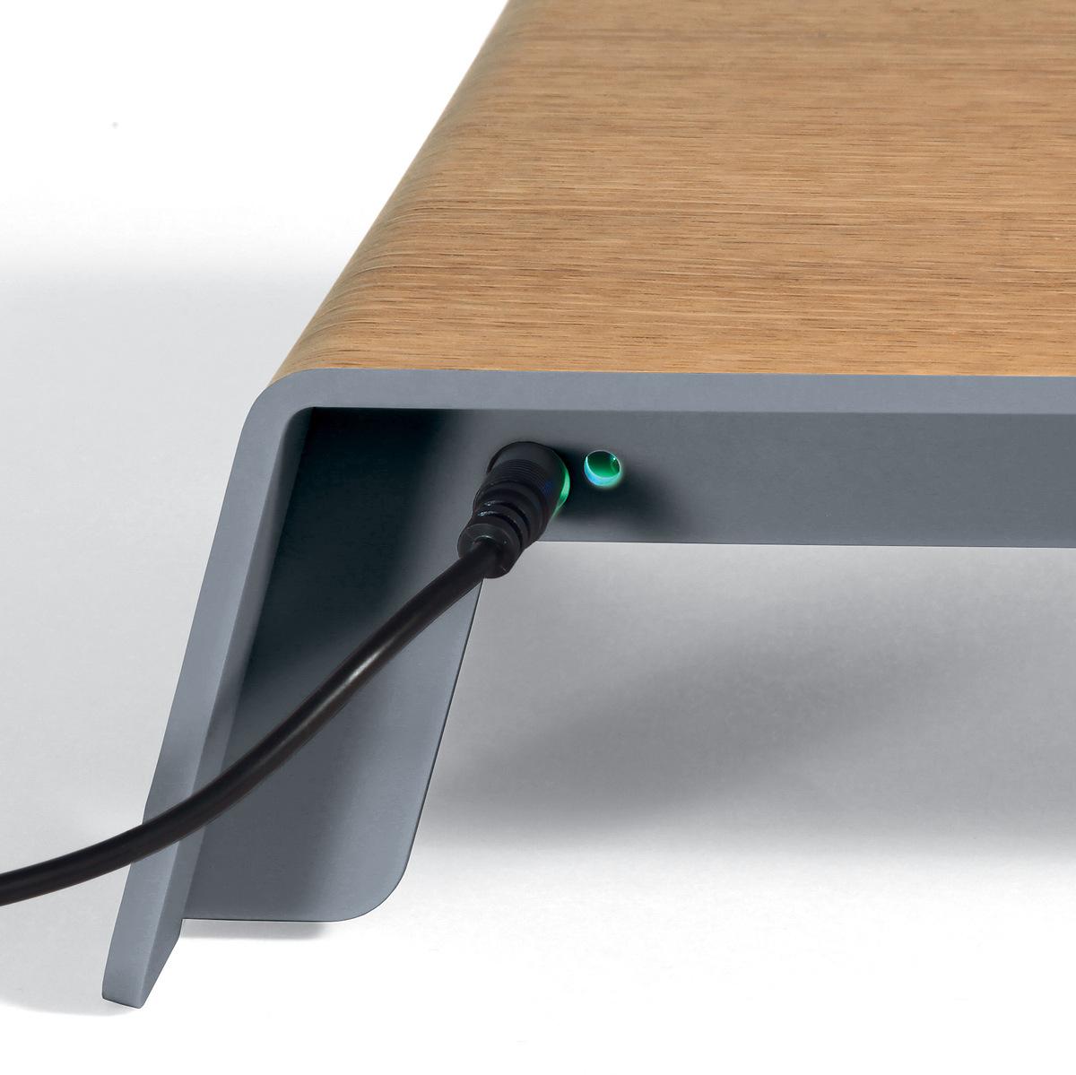 USB und Induktionsladegerät Sigel Monitorständer smartstyle