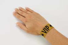 Golden VIP wristband