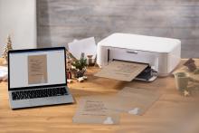 DP411-Papiere-Drucker-Laptop-Anwendung