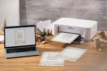 DP427-Papiere-Drucker-Laptop-Anwendung