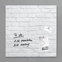 Das SIGEL Glas-Magnetboard in White Stone ist ein Hingucker in jedem Büro oder auch Zuhause