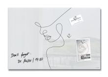 GL395-Glasmagnetboard-artverum-Line-Art