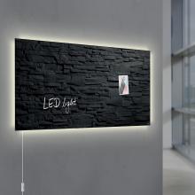GL407-Glasmagnetboard-artverum-LED-Schiefer-Stone-ambiente-01-A1