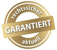 Garantiert rechtssicher aktuell