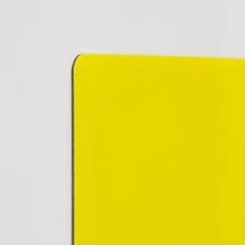 Yellow rectangular area on gray background