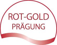 Rot-Gold-Praegung