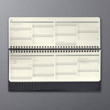 Tischkalender-CONCEPTUM-2025-Monatsuebersicht