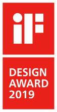 iF Design Award 2019 logo, red
