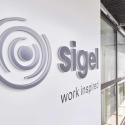 SIGEL Firmengebäude mit SIGEL Logo
