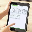 iPad mit Smartpro Print-on-demand-Shop