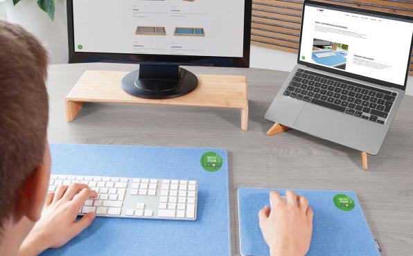 Einsatzmöglichkeiten für Mousepads und Schreibunterlagen