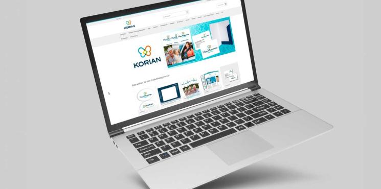 Laptop mit Smartpro Closed Shop von Korian