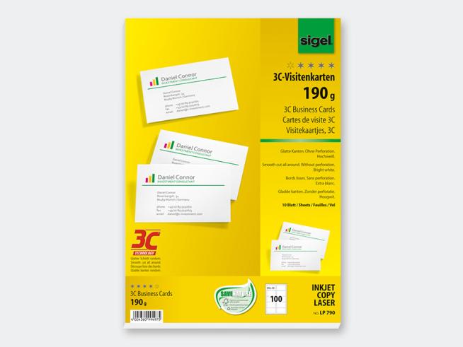 Visitenkarte 3C 190g - LP790