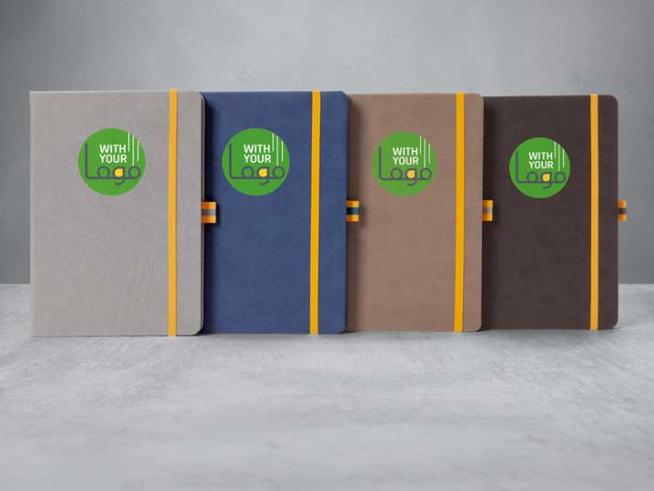 Mit Logo bedruckbare Notizbücher Linescape von SIGEL