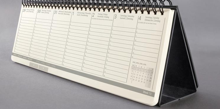 Strukturiert Arbeiten Tischkalender Heftkalener
