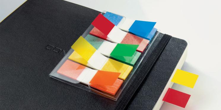 Haftmarker & Haftnotizen - aus Papier oder Folie