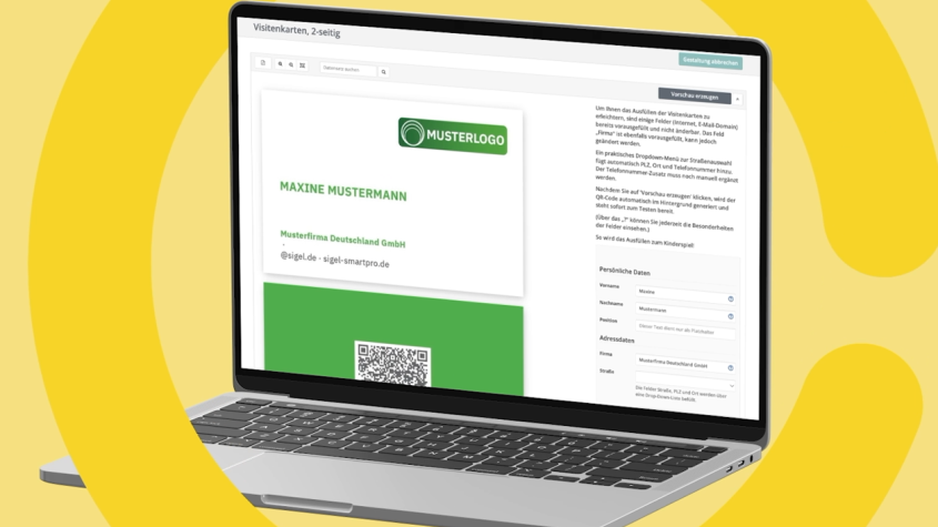Das Bestellen von Visitenkarten mit der E-Procurement-Lösung Smartpro endlich einfach.